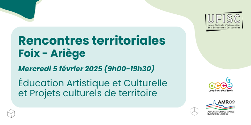 Rencontres territoriales EAC en Ariège - Culture et ruralité